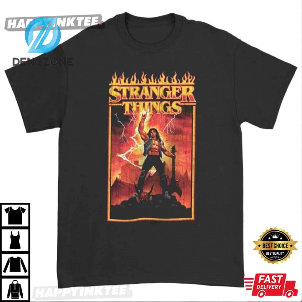 Metal Dude Eddie Munson Stranger Things 4 T Shirt