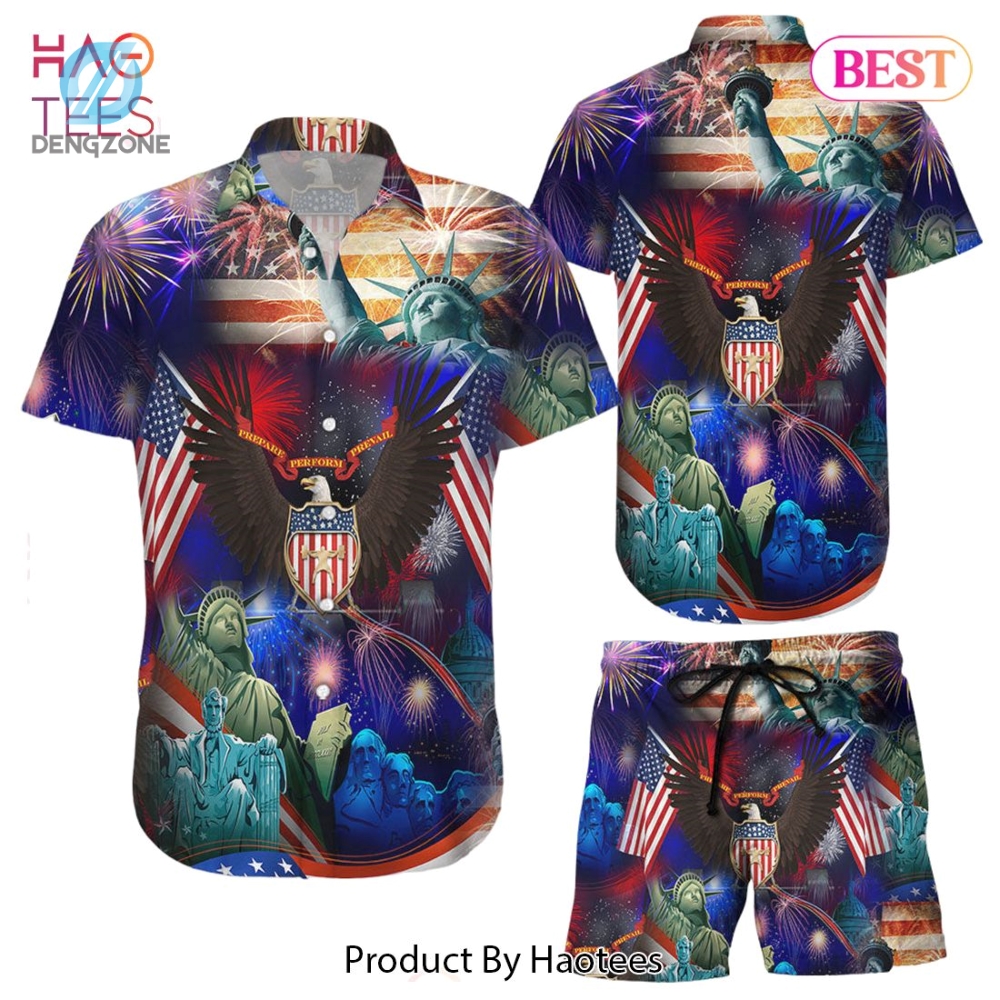 4Th Of July Shirts Prepare Perform Prevail Unisex Hawaiian Shirt Gift Ideas