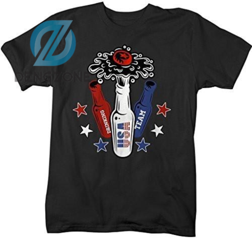 "4th of July Shirts for Men: Top Ideas and Styles" 2 Shirts By Sarah Mens Funny Usa Drinking Team 4Th July Shirt Beer Patriotic Tshirt dengzone.com 1