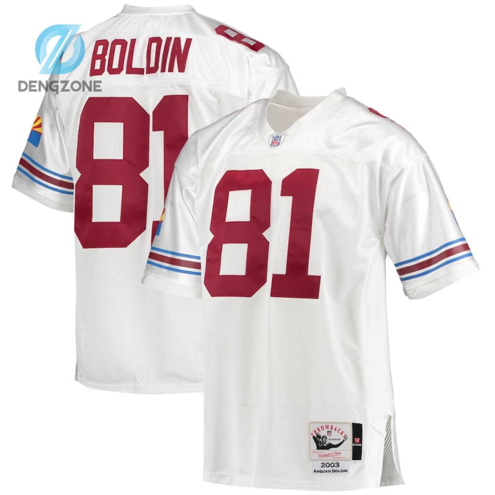 Nfl Arizona Cardinals Anquan Boldin Arizona Cardinals Mitchell & Ness 2003 Authentic Retired Player Jersey - White