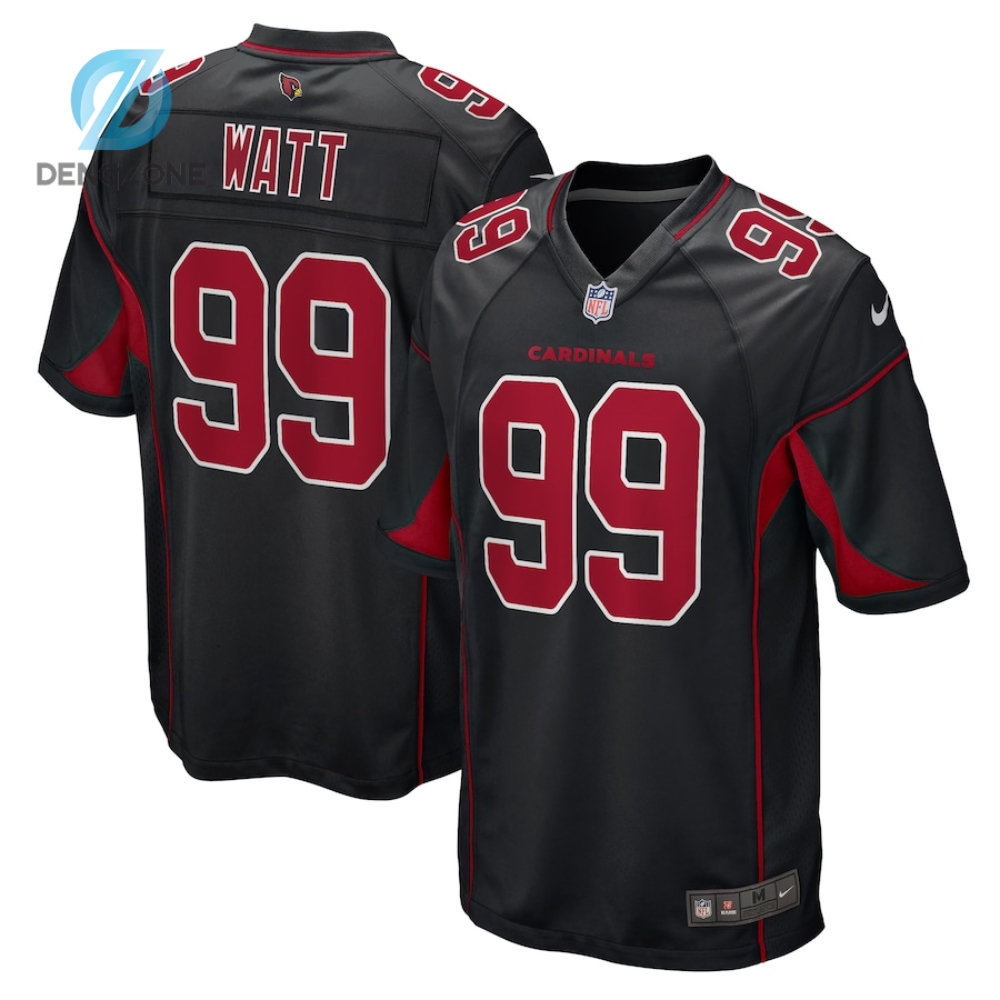 Nfl Arizona Cardinals J.J. Watt Arizona Cardinals Nike 2Nd Alternate Game Jersey - Black