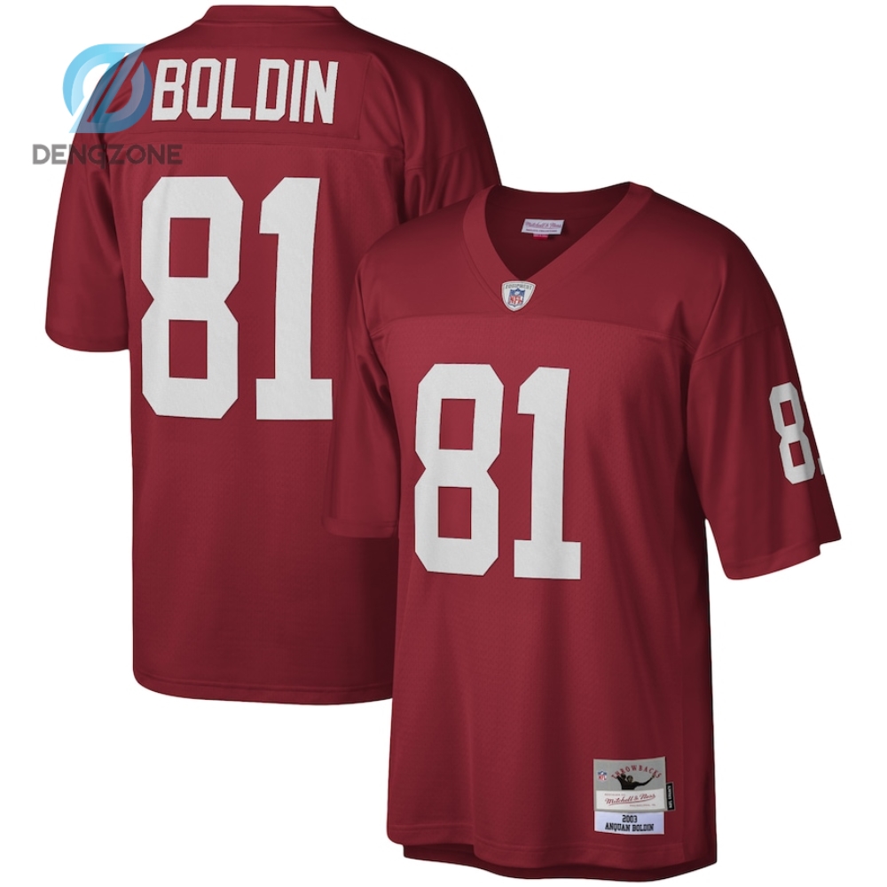 Nfl Arizona Cardinals Anquan Boldin Arizona Cardinals Mitchell & Ness 2003 Legacy Replica Jersey - Cardinal