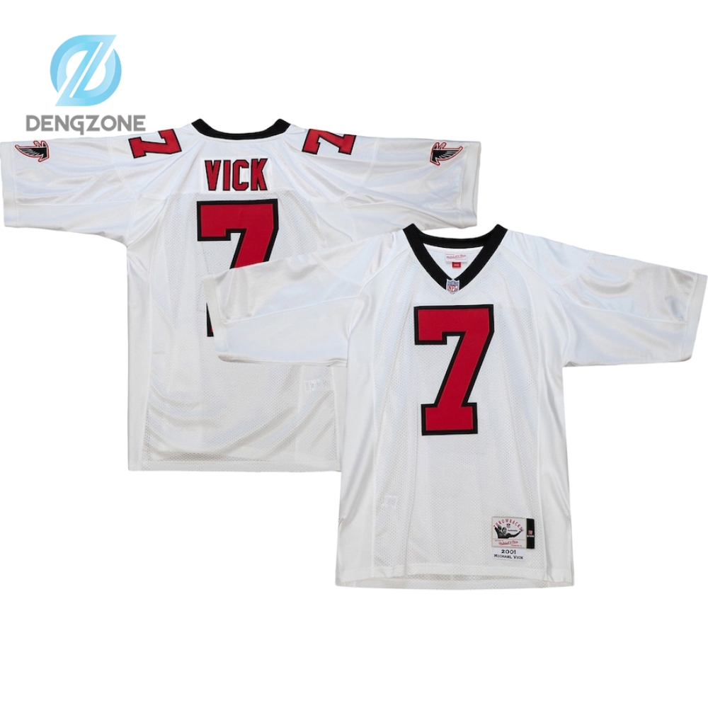 Nfl Atlanta Falcons Michael Vick Atlanta Falcons Mitchell & Ness 2001 Authentic Retired Player Jersey - White