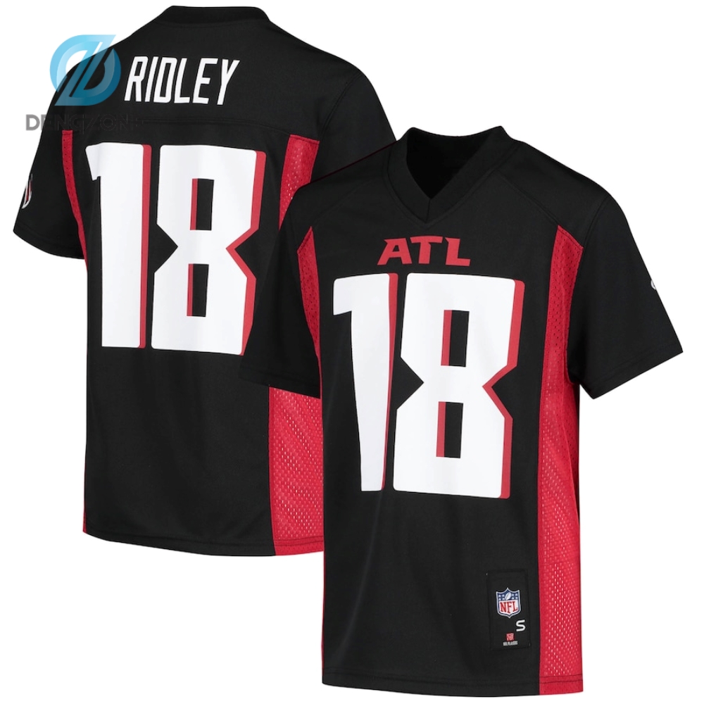 Nfl Atlanta Falcons Calvin Ridley Atlanta Falcons Youth Replica Player Jersey - Black