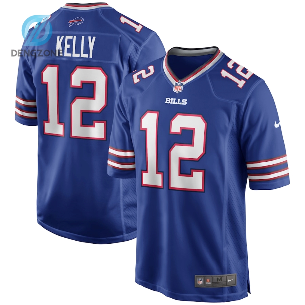 Nfl Buffalo Bills Jim Kelly Buffalo Bills Nike Game Retired Player Jersey - Royal