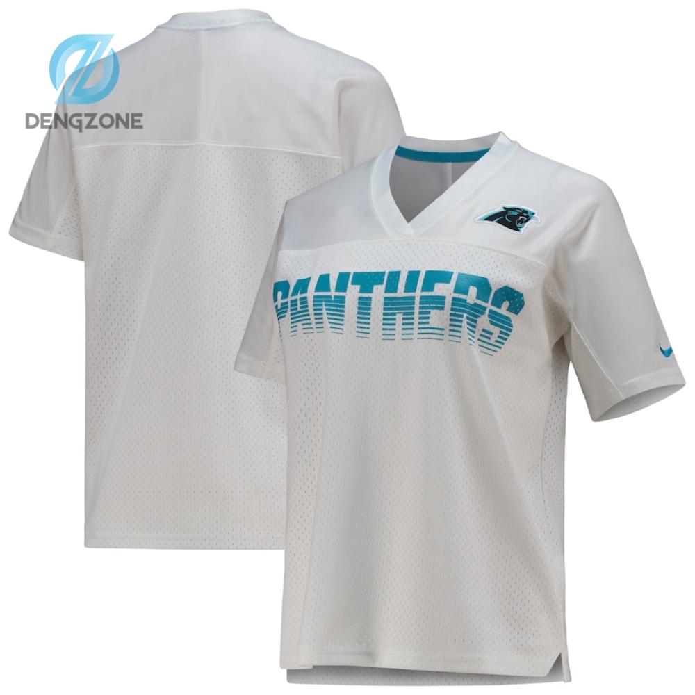 Nfl Carolina Panthers Carolina Panthers Nike Womens Fan Replica Jersey White dengzone.com 1