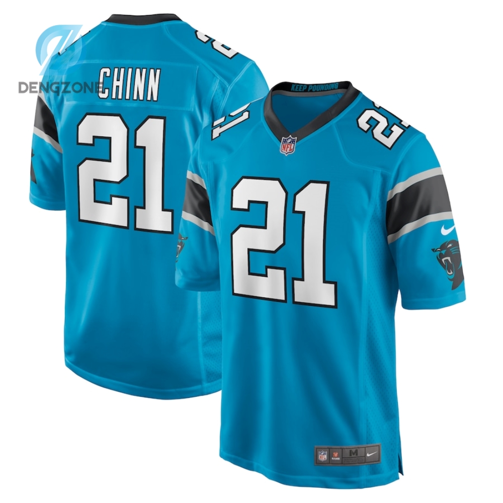 Nfl Carolina Panthers Jeremy Chinn Carolina Panthers Nike Game Jersey - Blue