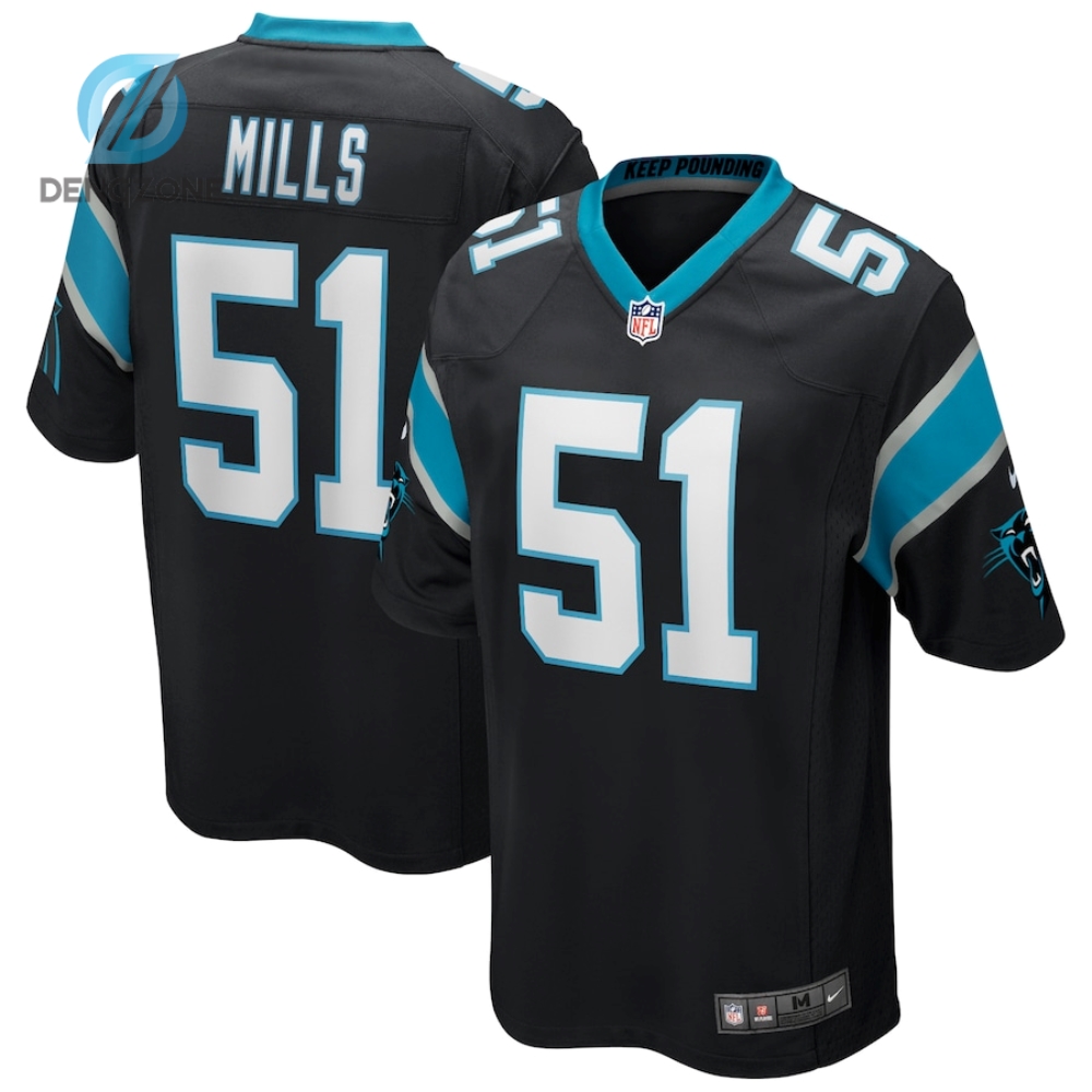 Sam Mills Carolina Panthers Nike Game Retired Player Jersey - Black - Carolina Panthers - Nfl