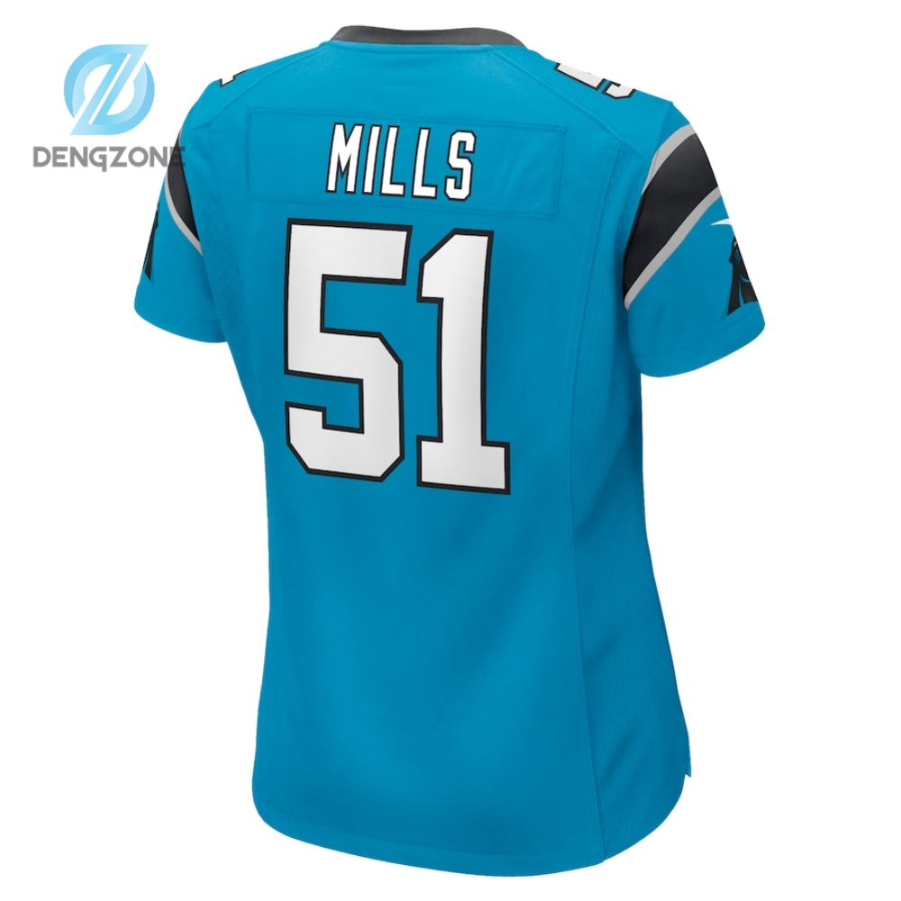 Sam Mills Carolina Panthers Nike Womens Retired Player Jersey Blue Carolina Panthers Nfl dengzone.com 1