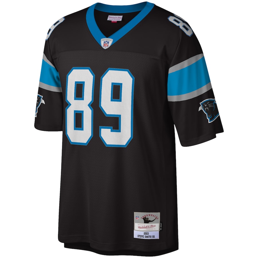 Steve Smith Carolina Panthers Mitchell & Ness 2003 Legacy Replica Jersey - Black - Carolina Panthers - Nfl