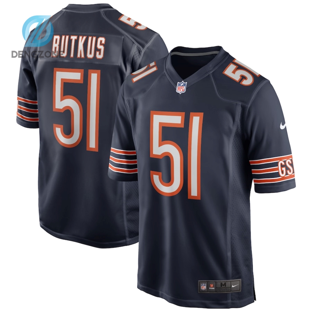 Dick Butkus Chicago Bears Nike Game Retired Player Jersey - Navy  - Chicago Bears - Nfl