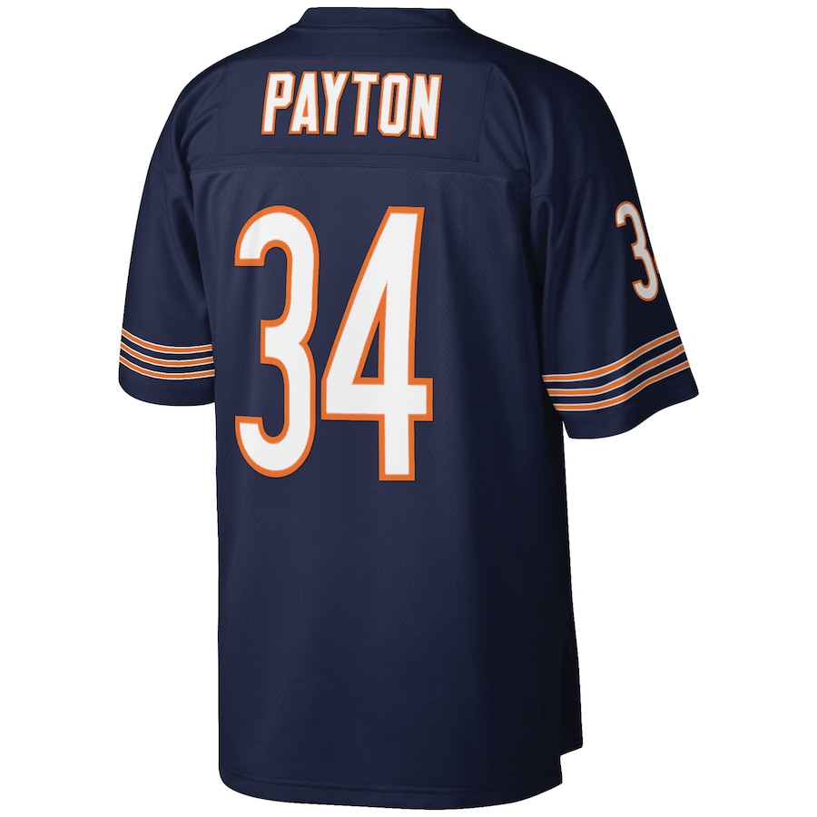 Walter Payton Chicago Bears Mitchell & Ness Big & Tall 1985 Retired Player Replica Jersey - Navy  - Chicago Bears - Nfl