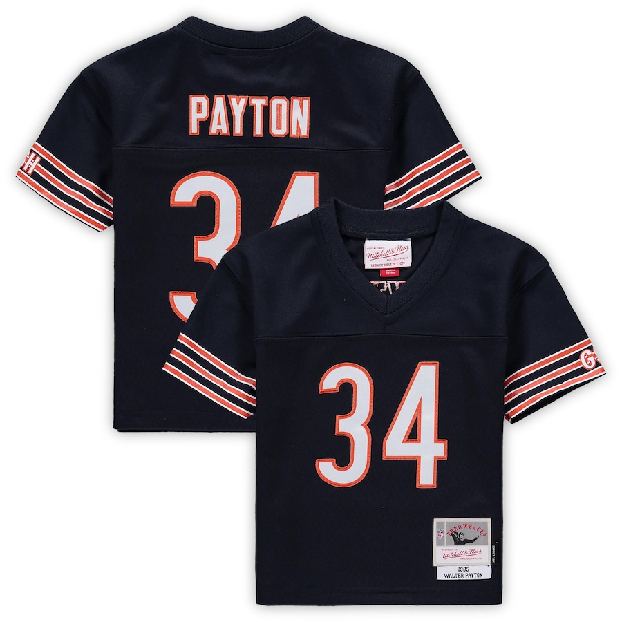 Walter Payton Chicago Bears Mitchell & Ness Toddler 1985 Retired Legacy Jersey - Navy  - Chicago Bears - Nfl