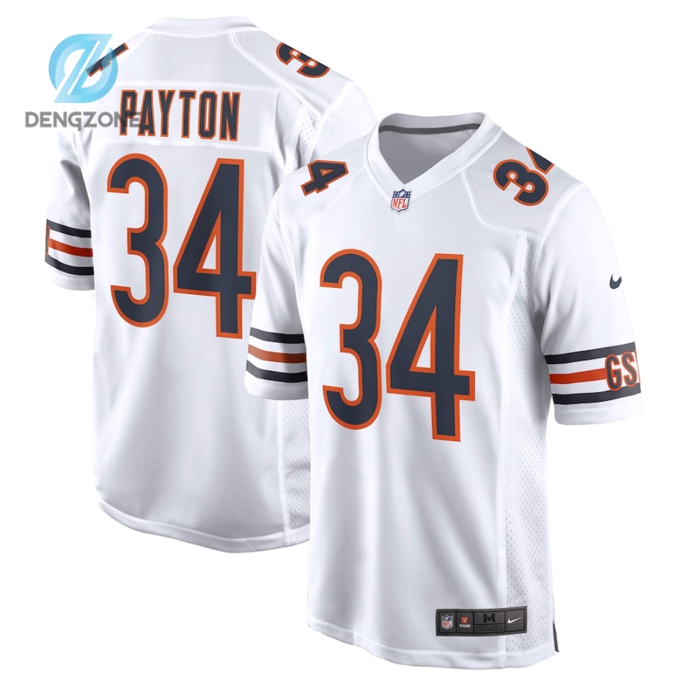 Walter Payton Chicago Bears Nike Retired Player Away Game Jersey - White  - Chicago Bears - Nfl