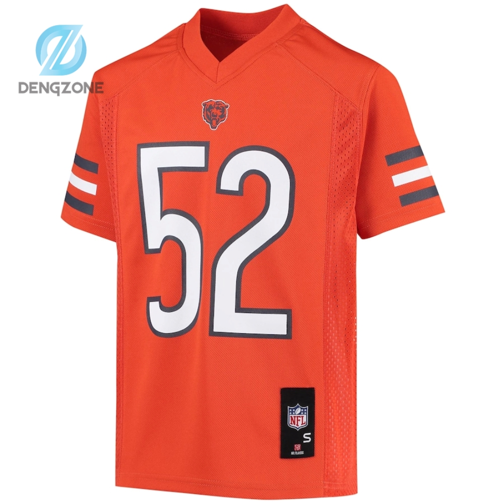 Khalil Mack Chicago Bears Youth Replica Player Jersey - Orange  - Chicago Bears - Nfl