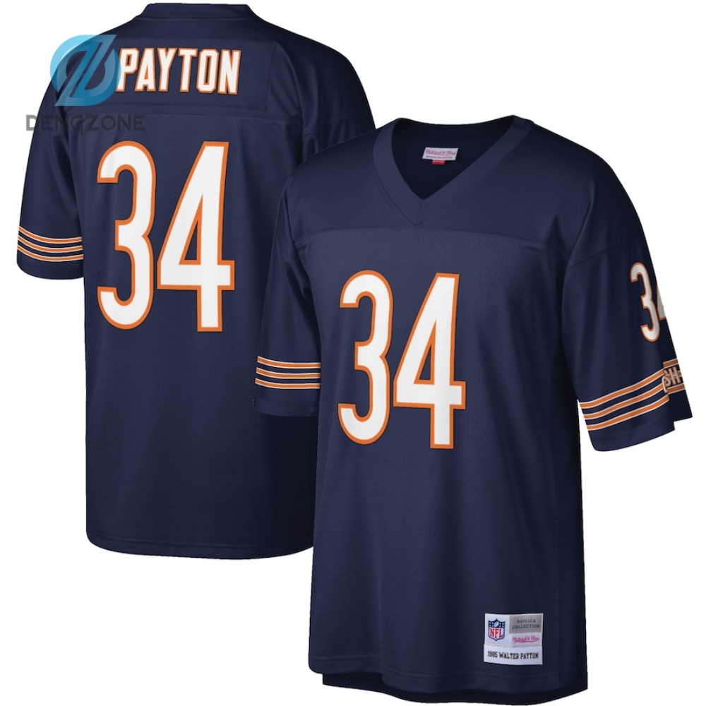 Walter Payton Chicago Bears Mitchell & Ness Legacy Replica Jersey - Navy  - Chicago Bears - Nfl