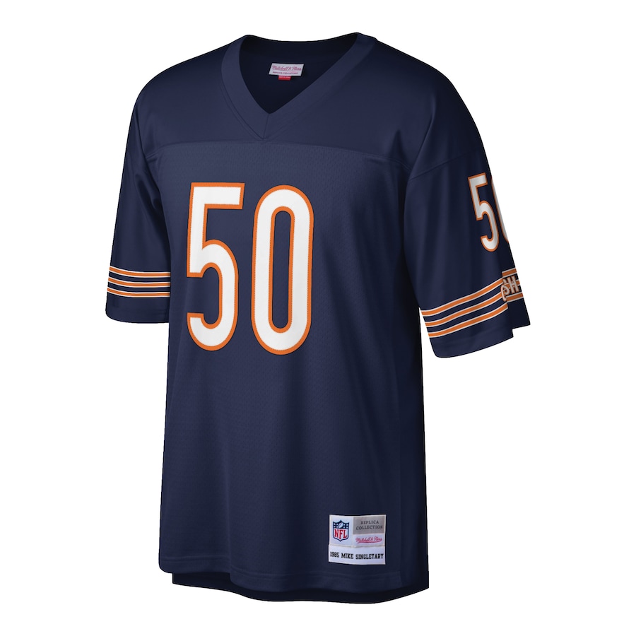 Mike Singletary Chicago Bears Mitchell & Ness Retired Player Legacy Replica Jersey - Navy  - Chicago Bears - Nfl