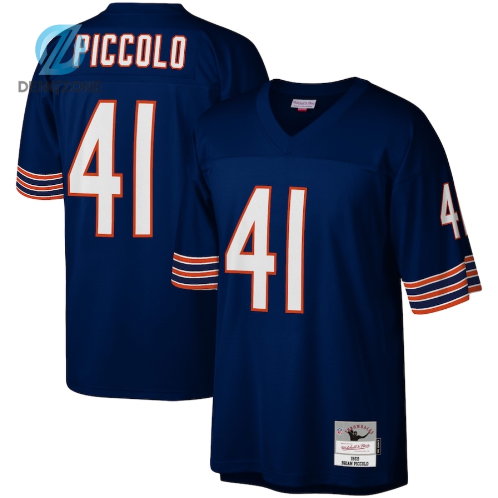 Brian Piccolo Chicago Bears Mitchell & Ness Legacy Replica Jersey - Navy  - Chicago Bears - Nfl