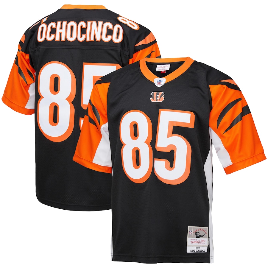 Chad Ochocinco Cincinnati Bengals Mitchell  Ness 2009 Legacy Replica Jersey  Black   Cincinnati Bengals  Nfl