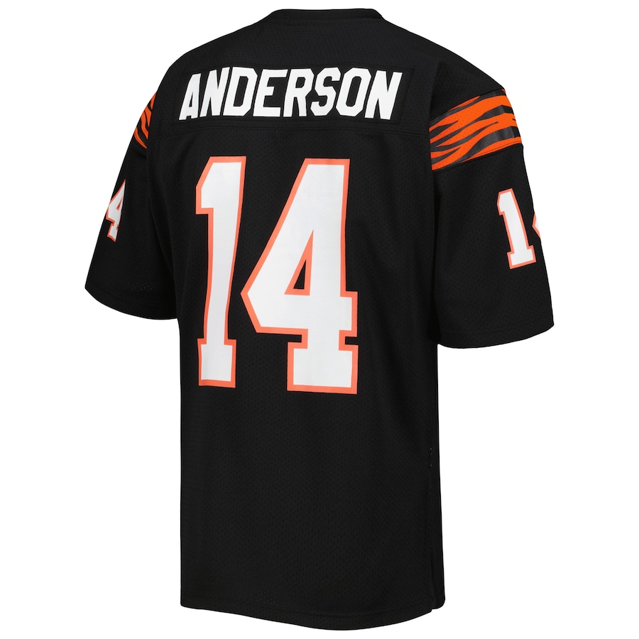 Ken Anderson Cincinnati Bengals Mitchell  Ness 1981 Authentic Retired Player Jersey  Black   Cincinnati Bengals  Nfl