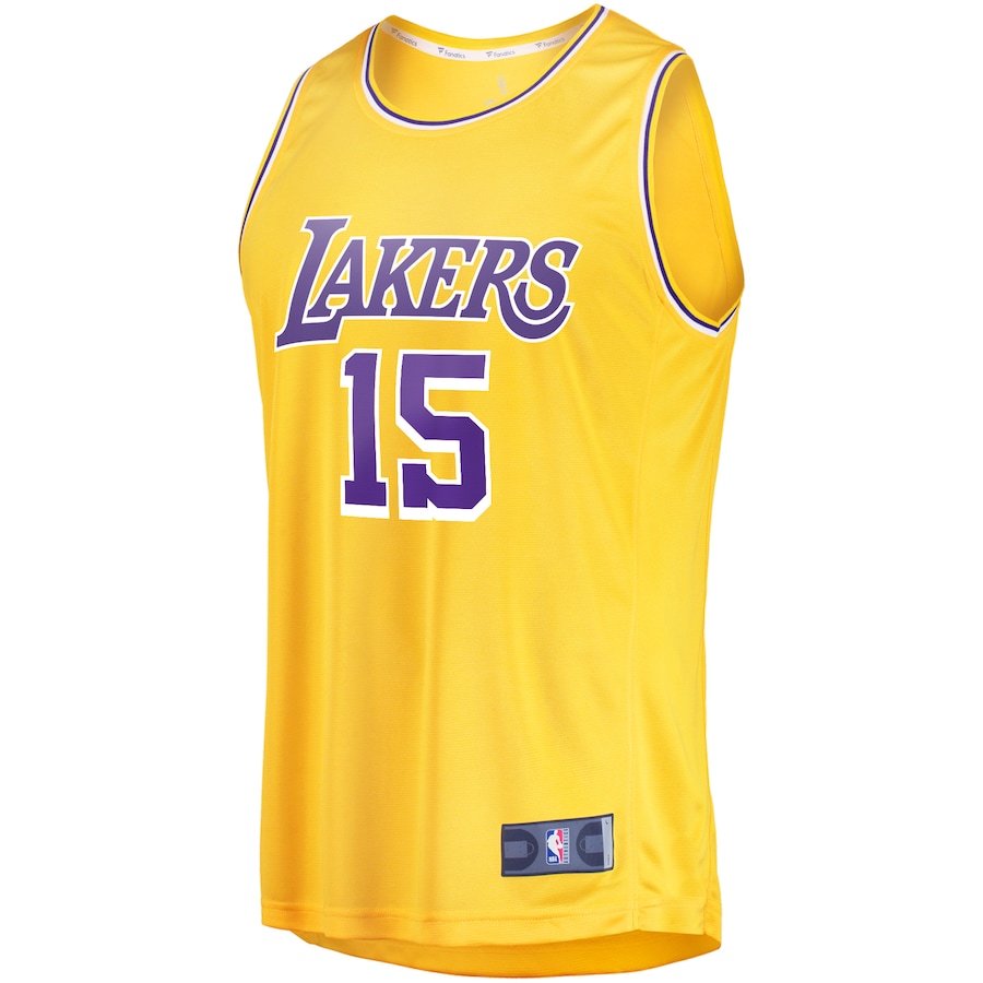 Austin Reaves Los Angeles Lakers Fanatics Branded Fast Break Player Jersey  Icon Edition  Gold