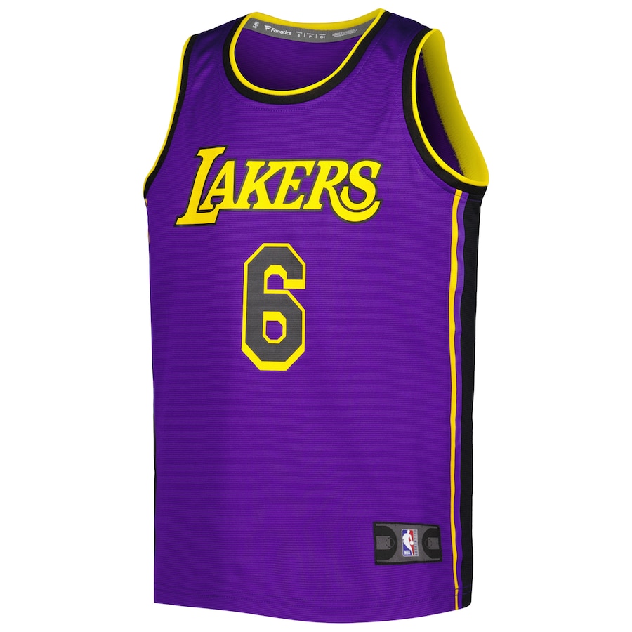 Lebron James Los Angeles Lakers Fanatics Branded Youth Fast Break Player Jersey  Statement Edition  Purple