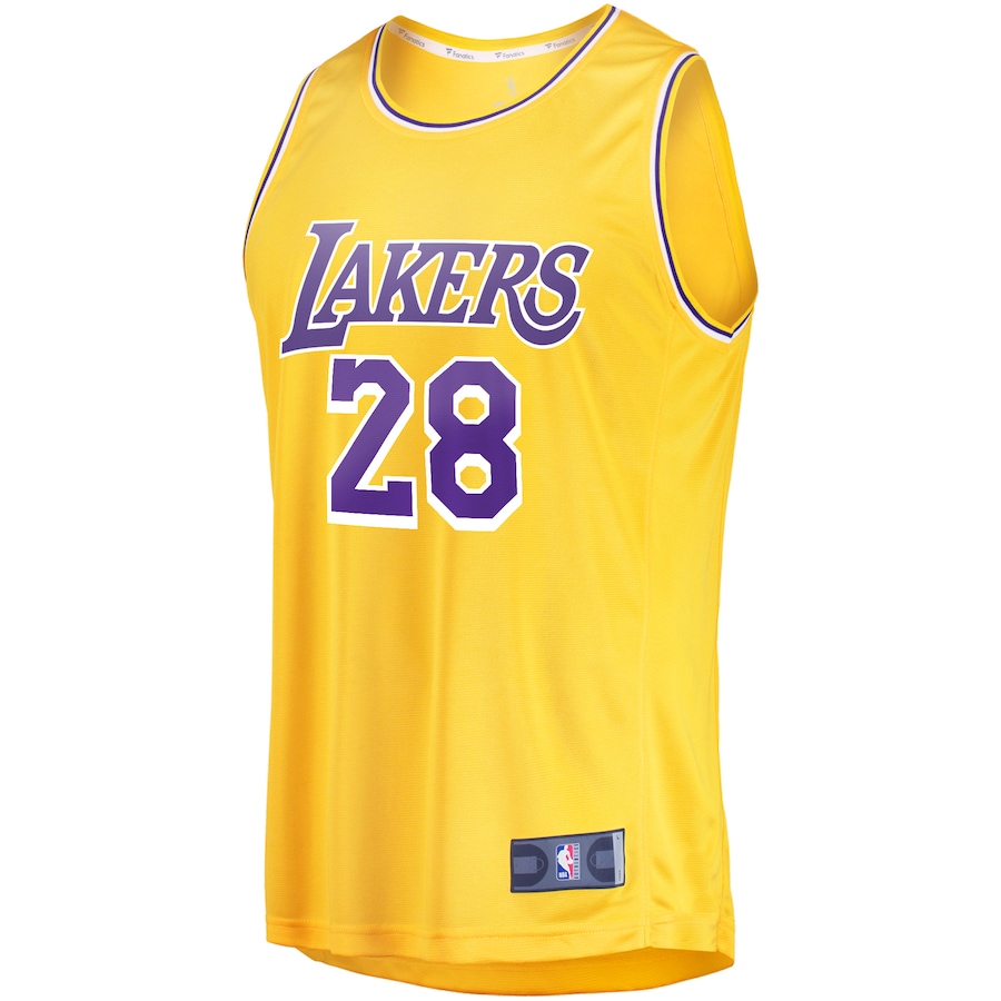 Rui Hachimura Los Angeles Lakers Fanatics Branded Fast Break Player Jersey  Icon Edition  Gold