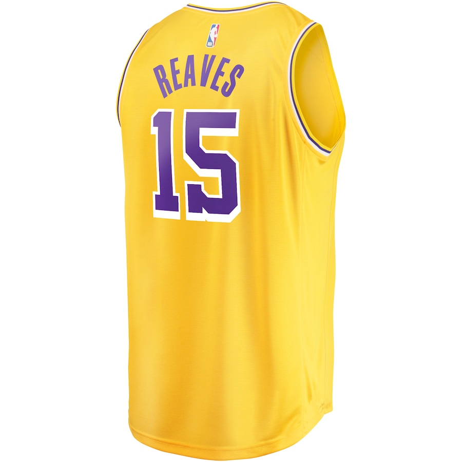 Austin Reaves Los Angeles Lakers Fanatics Branded Youth Fast Break Player Jersey  Icon Edition  Gold