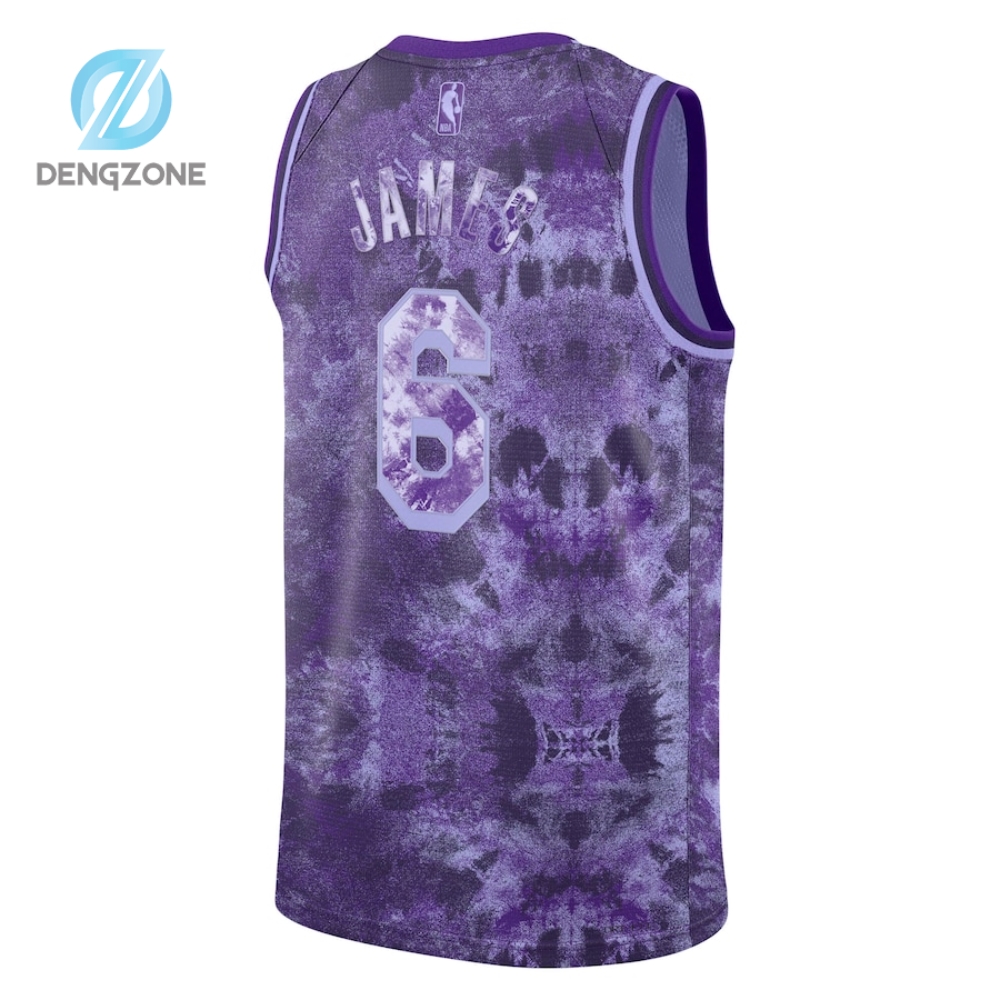 Lebron James Los Angeles Lakers Nike Unisex Select Series Swingman Jersey  Purple