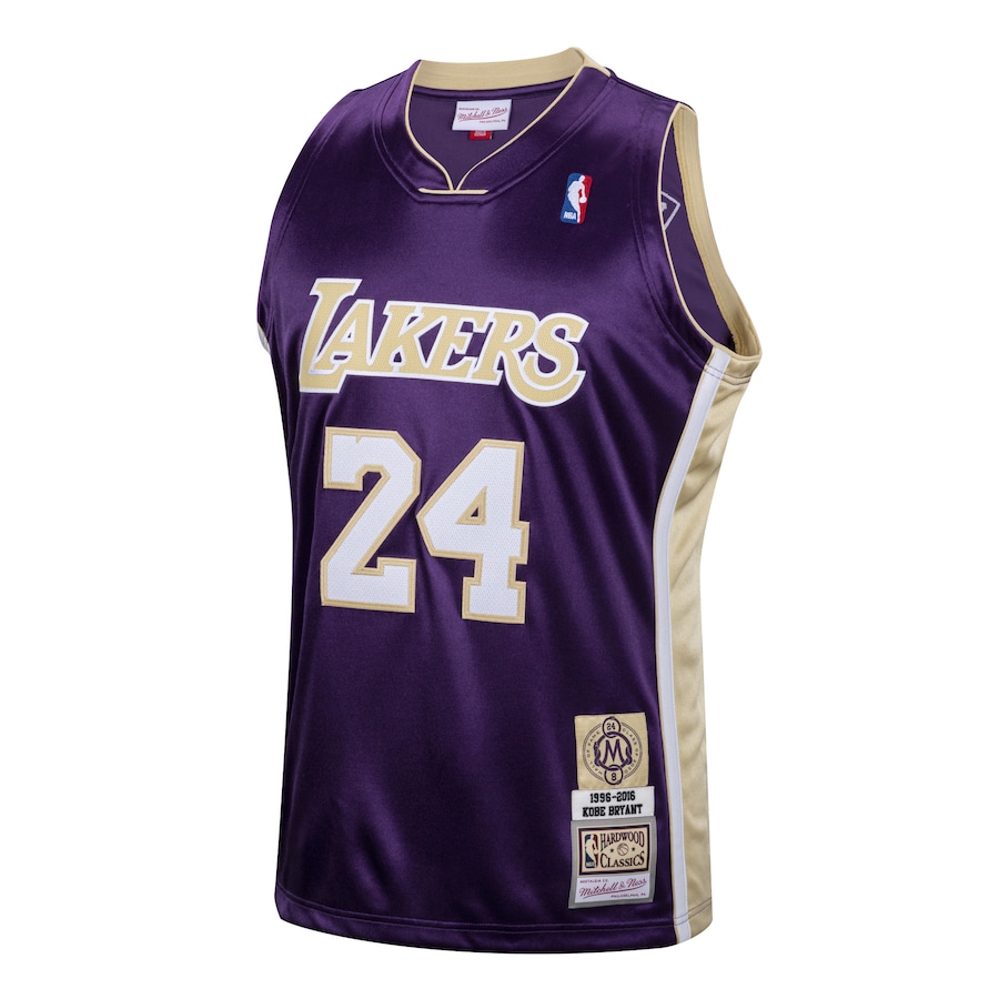 Kobe Bryant Los Angeles Lakers Mitchell  Ness Hall Of Fame Class Of 2020 24 Authentic Hardwood Classics Jersey  Purple