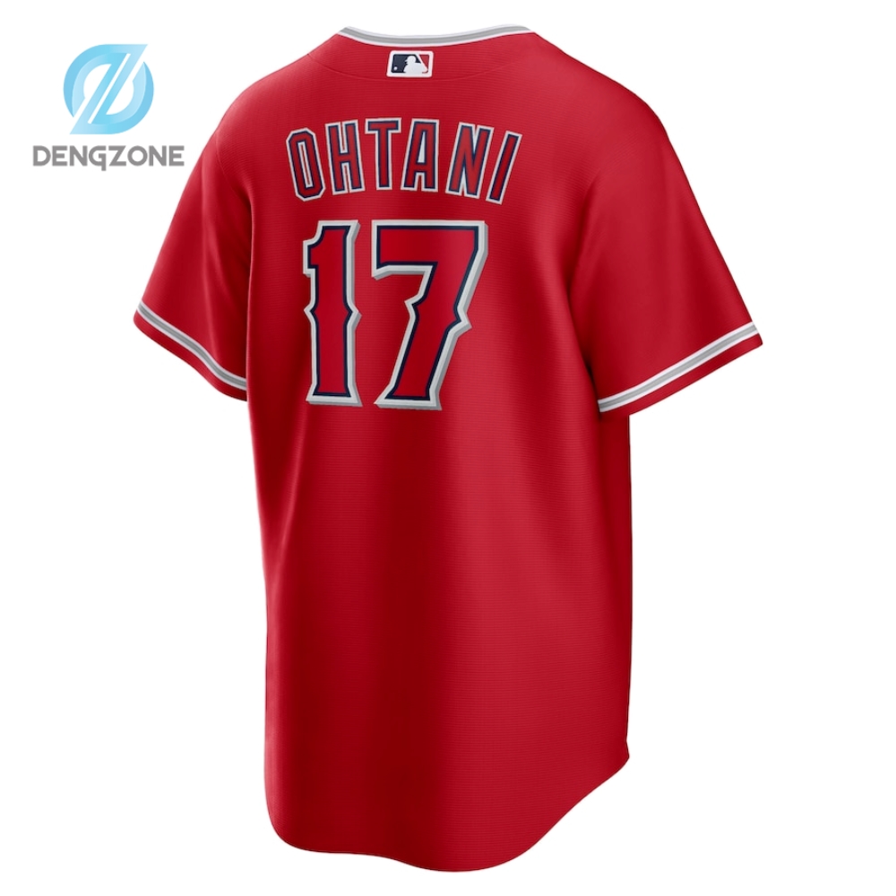 Shohei Ohtani Los Angeles Angels Nike Alternate Replica Player Name Jersey  Red