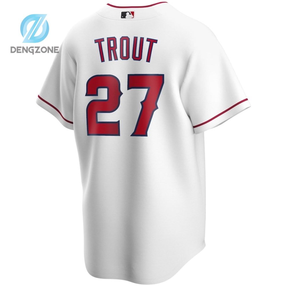 Mike Trout Los Angeles Angels Nike Youth Alternate Replica Player Jersey  White