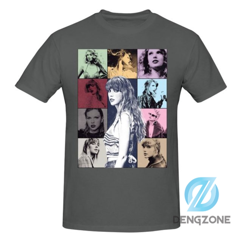 Midnights The Eras Tour 2023 T Shirt Cotton Custom Short Sleeve T Shirt Homme dengzone.com 1