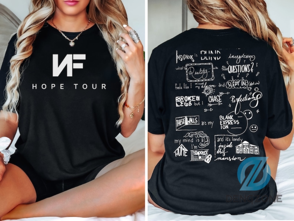 Nf Rapper Tour 2023 Shirt, Hope Album Sweatshirt, Nf Hope Shirt, Nf Tour Shirt, 90S Bootleg Tee, Rapper Fan Shirt,2023 Concert Shirt For Fan