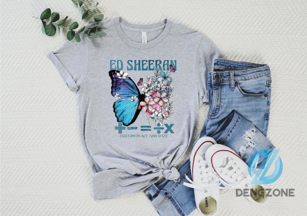 Custom Mathematics Tour Shirt, Butterfly Tshirt, Butterfly Equals Tour Shirts