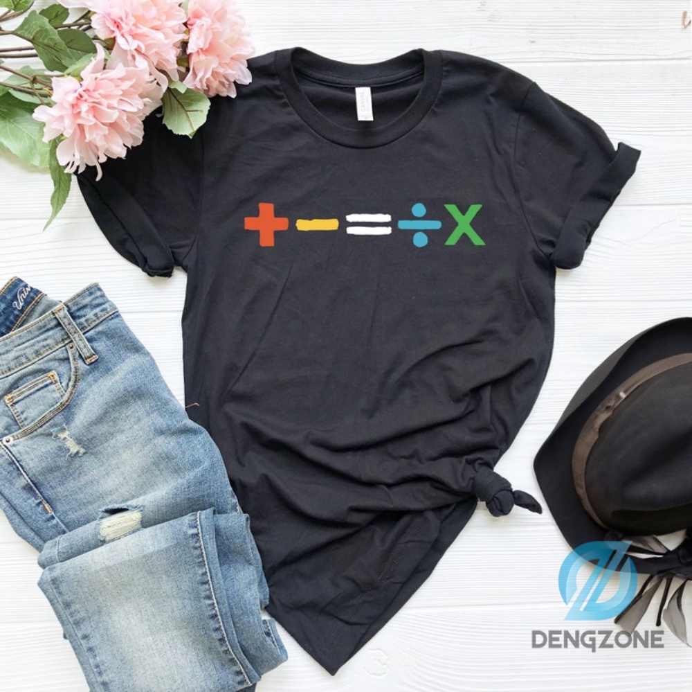 Unisex Ed Sheeran The Mathematics Tour Shirt Gift, 2023 Ed Sheeran Tour Shirt, Ed Sheeran Vintage Gift For Fans