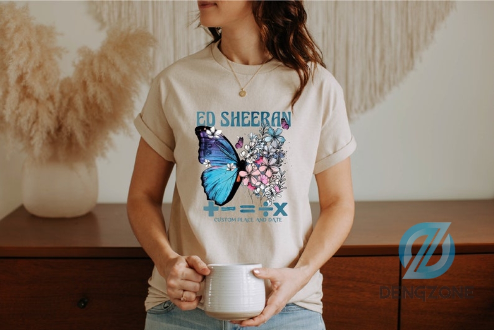 Adult 2 Sides Custom Mathematics Tour Shirt , Butterfly Tshirt, Butterfly Equals Tour Shirts, The Mathematics World Tour Shirt, 2023 Tour, 2 Sides