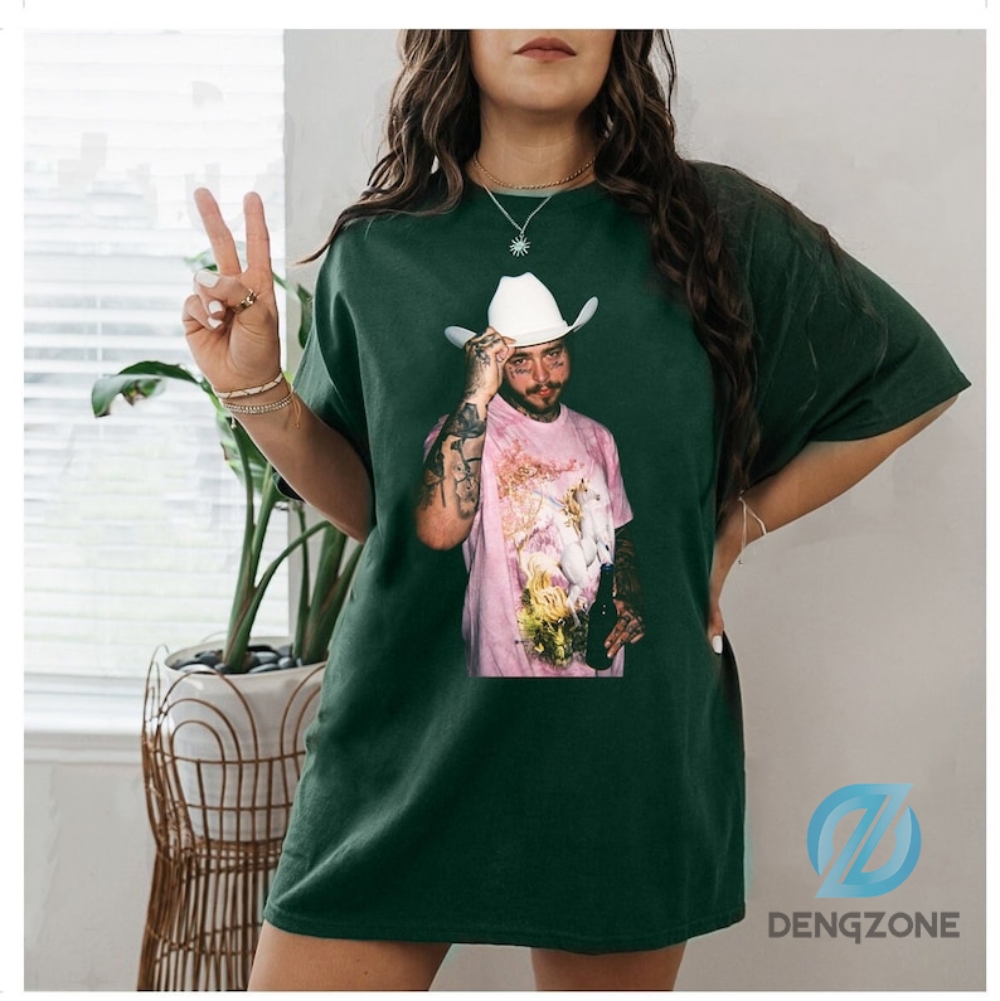 "10 Fashionable Graphic Shirts to Spice Up Your Wardrobe" 2 Original Posty Howdy T Shirt Vintage Post Malone Shirt Post Malone 2023 Tour Shirt Post Malone Concert Shirt Rapper Post Malone Tour Shirt