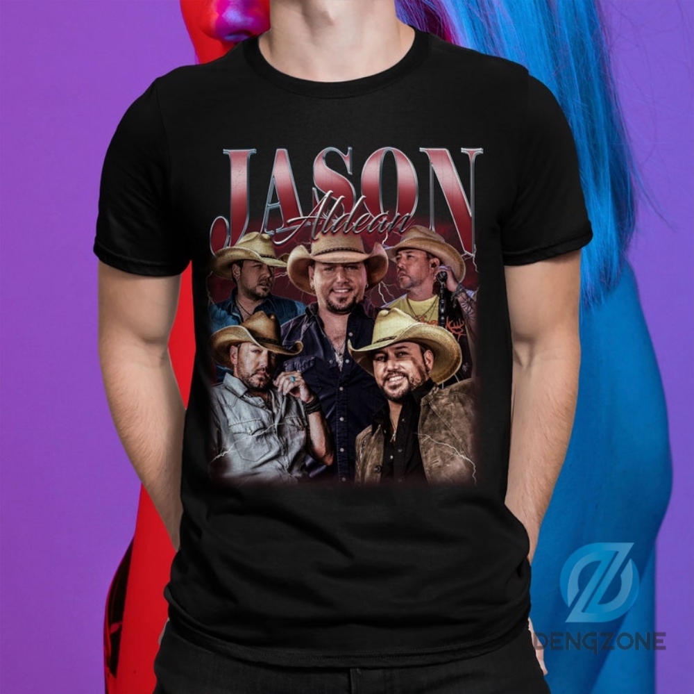 Limited Jason Aldean Vintage 90S Shirt Country Song Shirt Stand Jason Aldean Country Music Shirt Raise On Country 90 Music