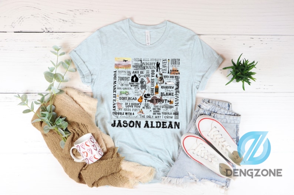"10 Fashionable Graphic Shirts to Spice Up Your Wardrobe" 6 Stand Jason Aldean Shirt Country Shirts Country Music Shirt Country Graphic Tees For Women Unisex Western Shirts