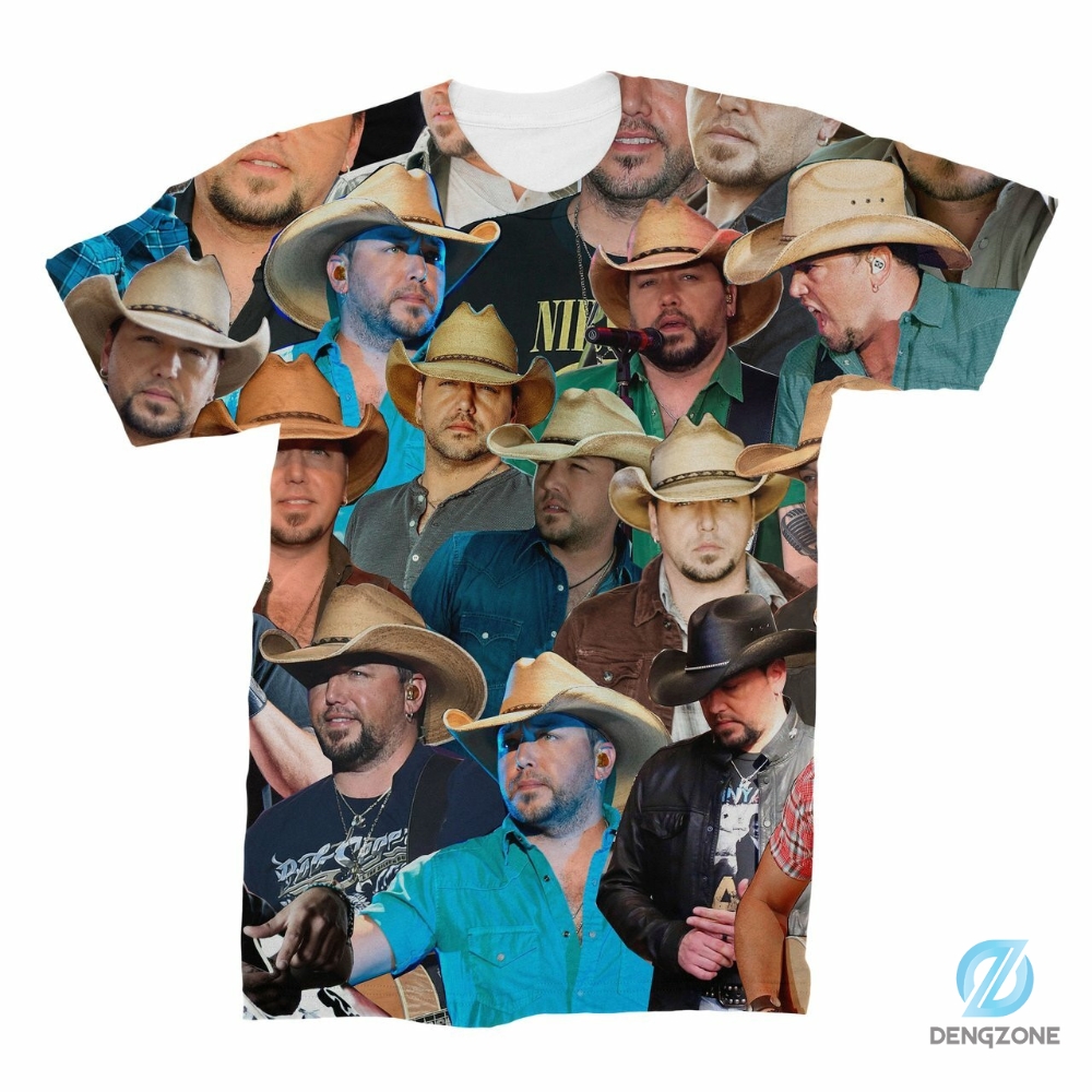 Jason Aldean Photo Collage Tshirt Tank Top Jason Aldean 3D Product Clothing