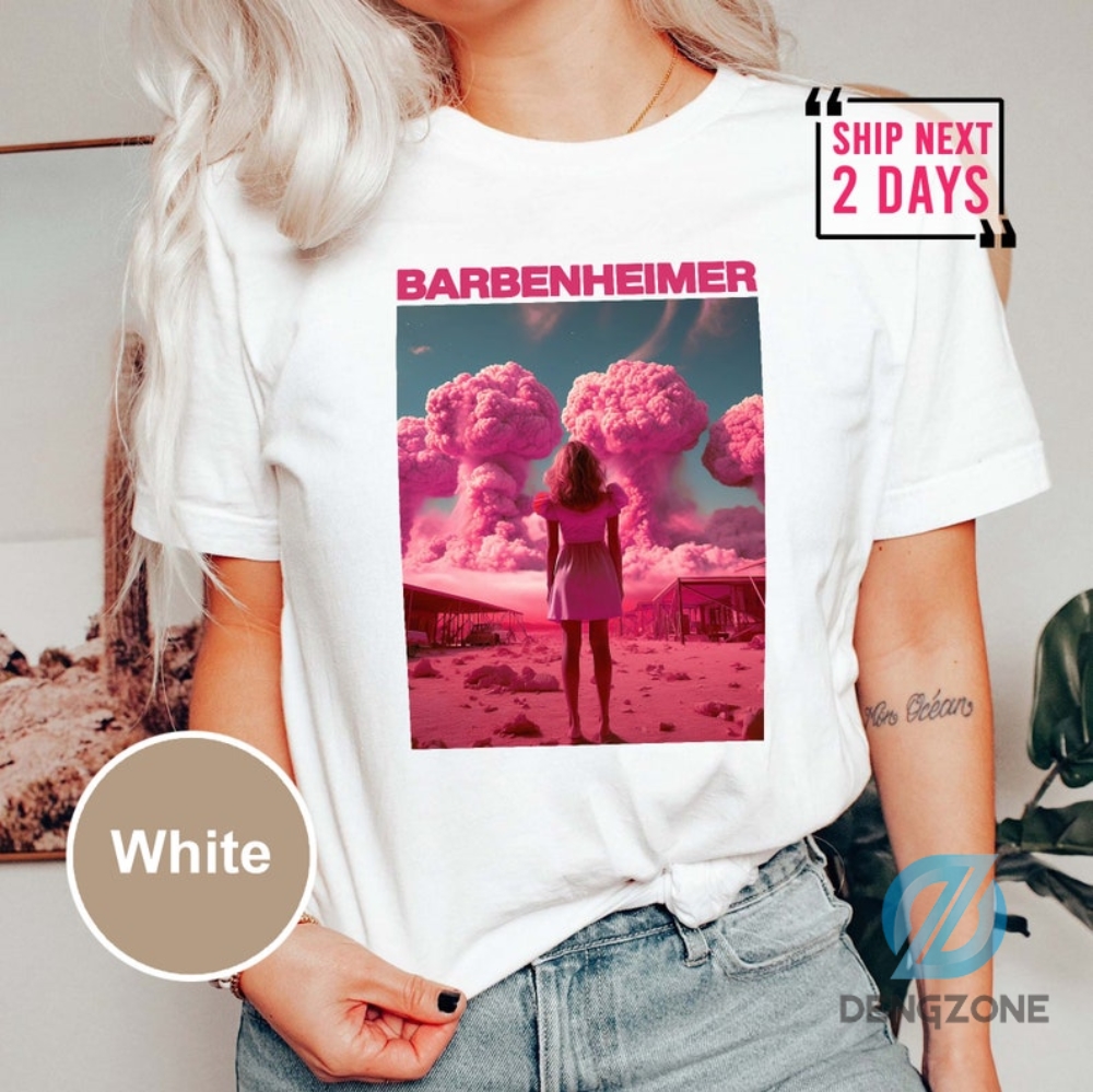 Trending Barbenheimer Shirt Clothing Barbenheimer Meme Tshirt Trending Unisex Tshir Trending 2023 Movie Shirt For Women Men