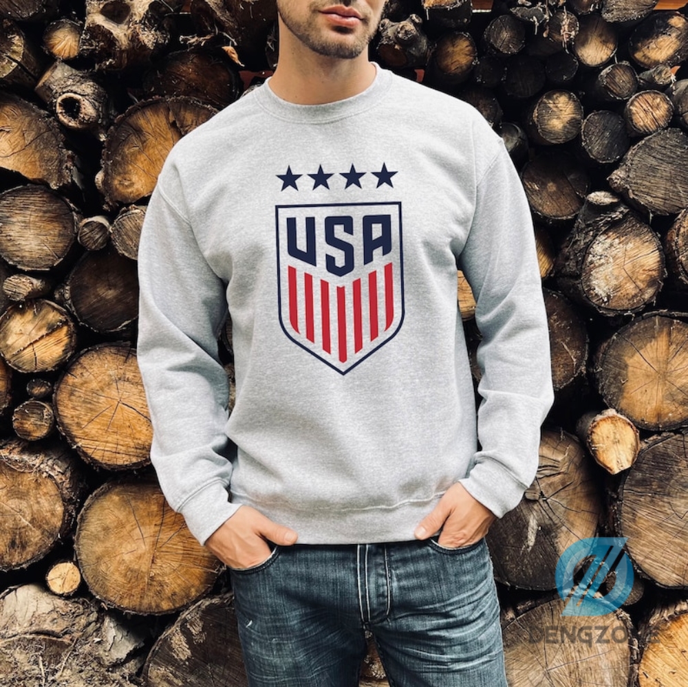 American Sweatshirt Usa Womens Soccer Logo 4Th Of July Flag World Cup Usa Sweaterusa National Soccer Teamchampions America Soccer Team