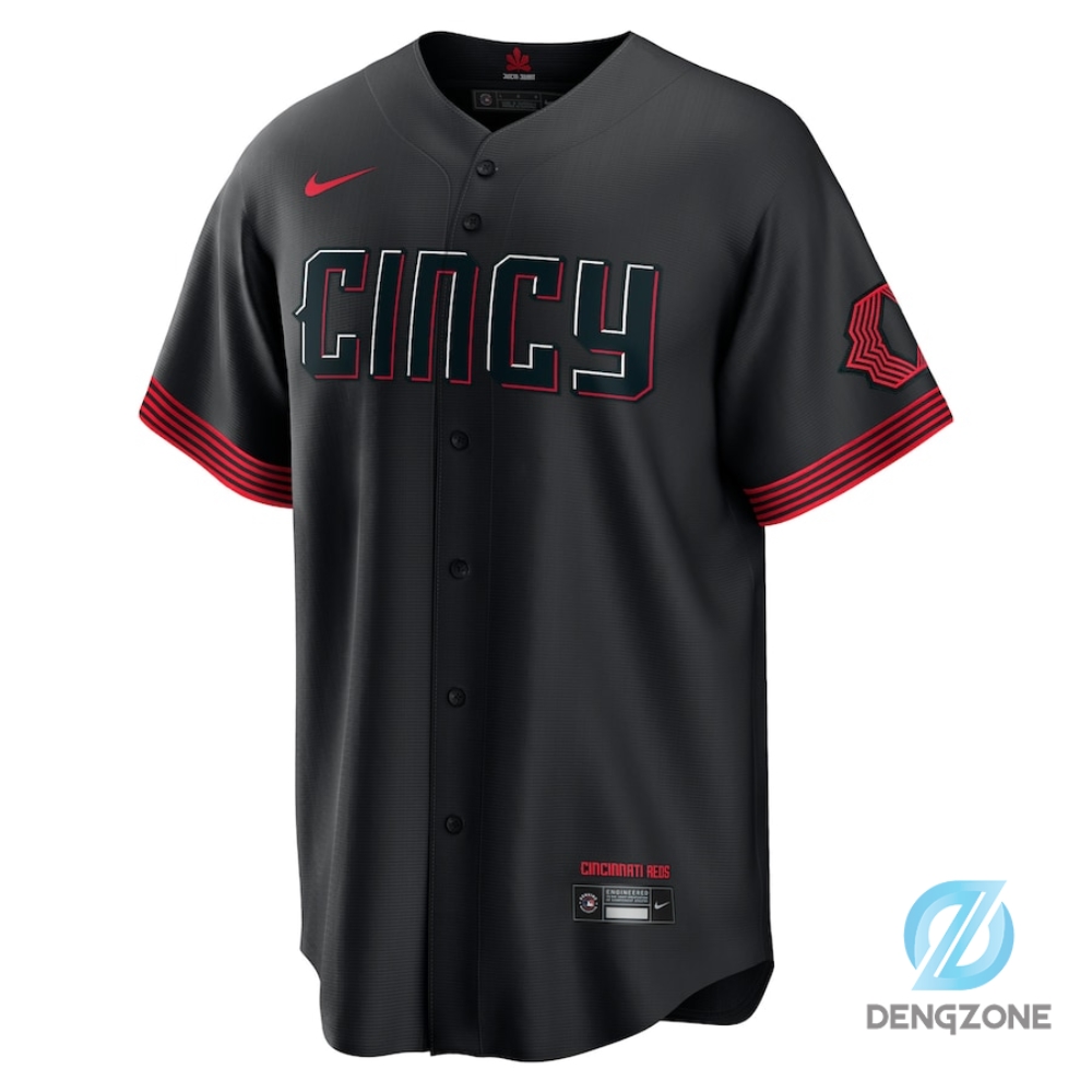 Unisex Cincinnati Reds Nike Black 2023 City Connect Baseball Jersey