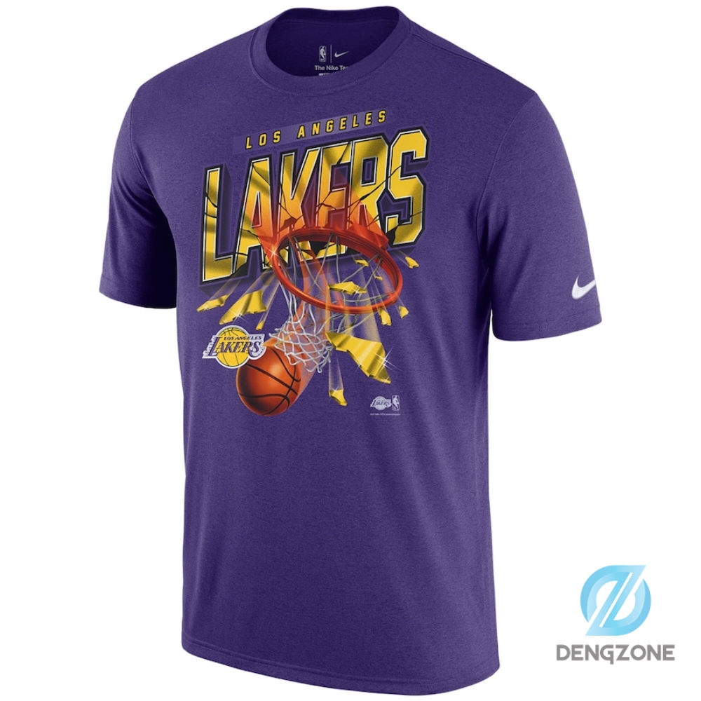 Los Angeles Lakers Nike Shattered Logo Tshirt