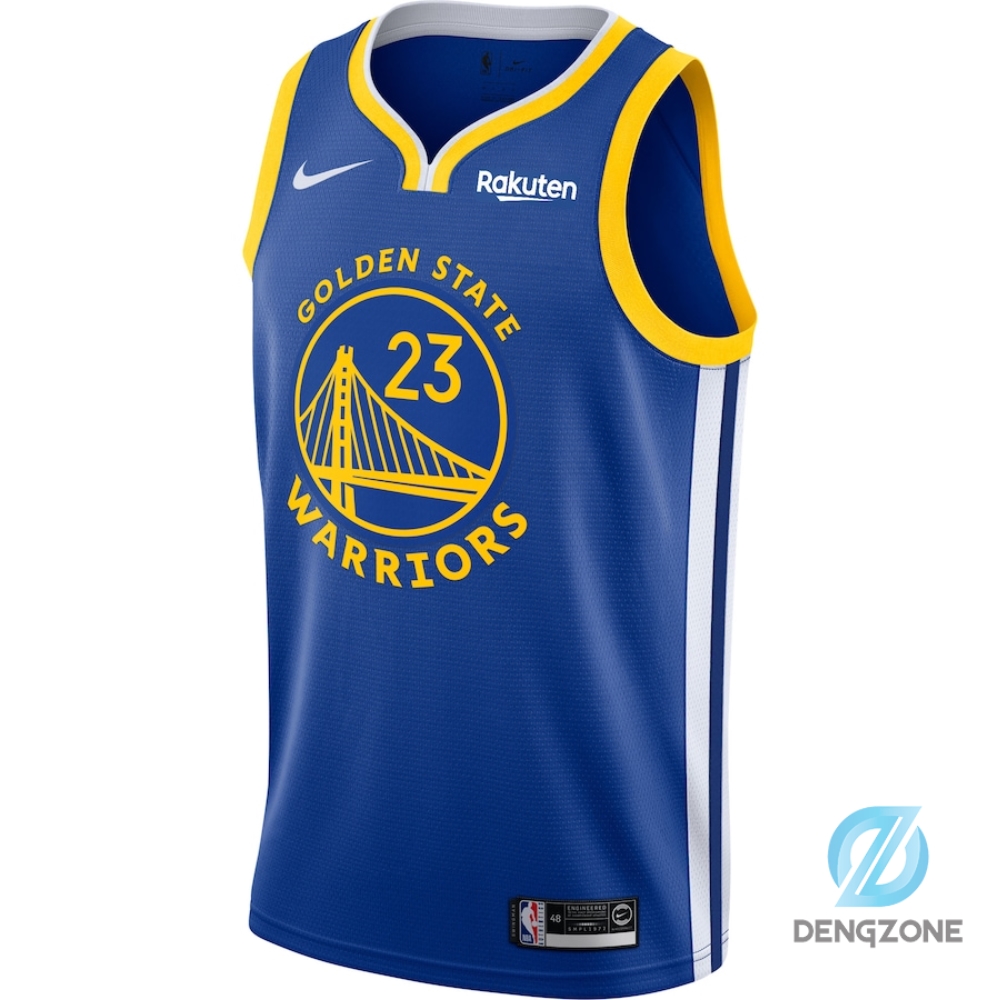 Nike Draymond Green Royal Golden State Warriors Swingman Badge Jersey  Icon Edition