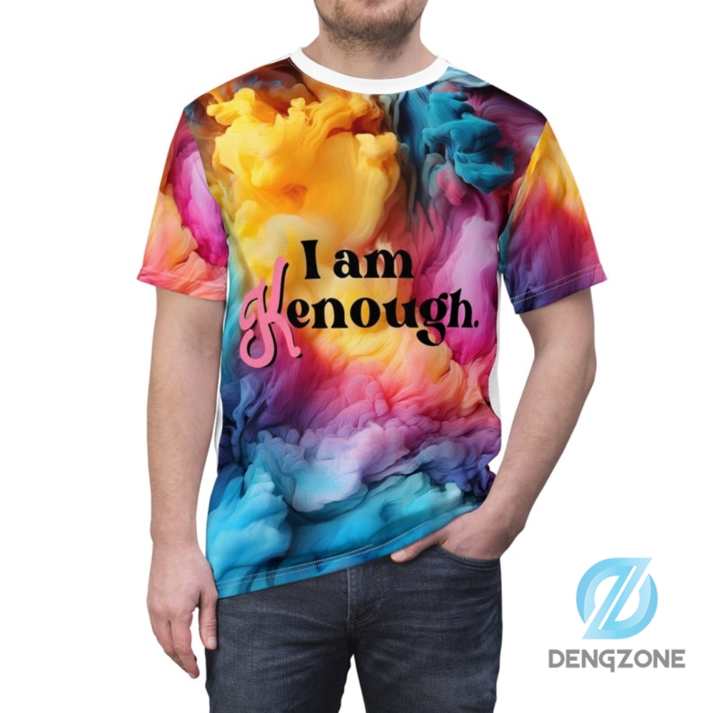 Limited Watercolor Barbie Inspired 3D All Over Printed Clothing Product For Adult  I Am Kenough  Watercolor Tshirt Hoodie Sweatshirt