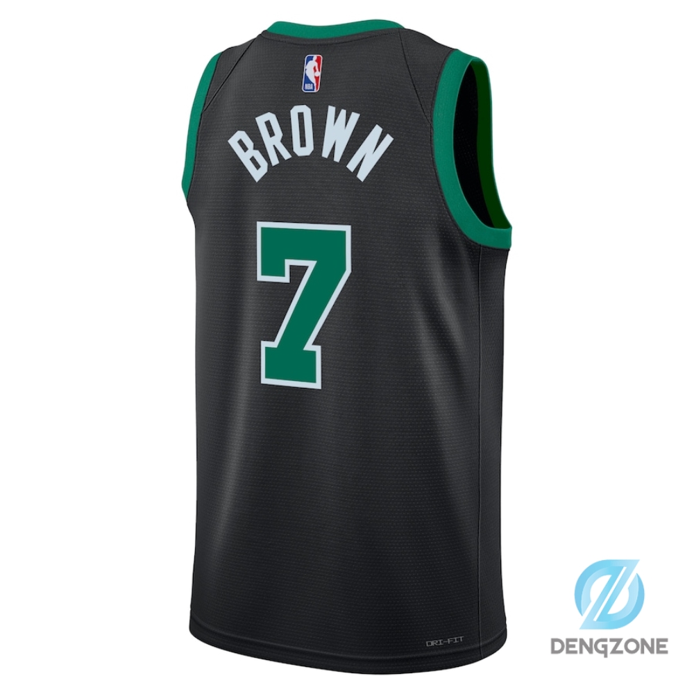 Boston Celtics Jordan Statement Edition Swingman Jersey For Women Men Youth  Green  Jaylen Brown