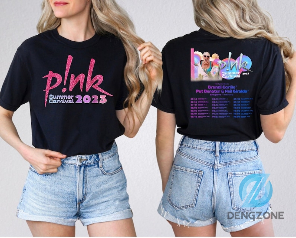 Hot Tour Pnk Summer Carnival 2023 Shirt Gift Trustfall Album Tee Pink Singer Tour Music Festival Shirt Concert Apparel Tour Shirt Pink Music Clothing