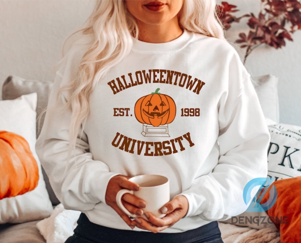 Vintage Halloween Town Est 1998 Sweatshirt Shirt Halloweentown Sweatshirt Pumpkin Halloweentown Shirt Halloween Partygift Halloween